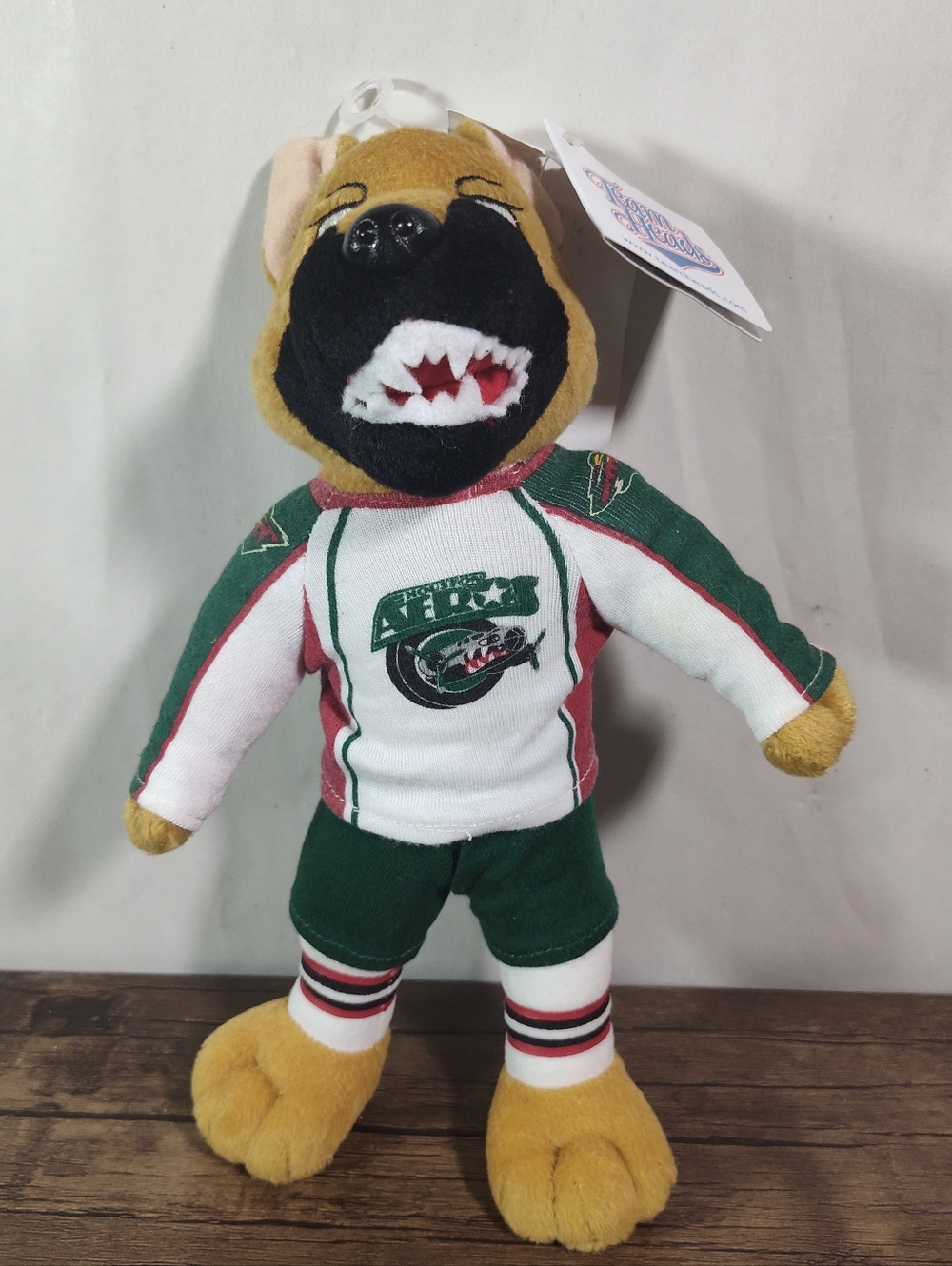 Vintage Houston Aeros Chilly K9 Mascot Plush Toy Rare  New